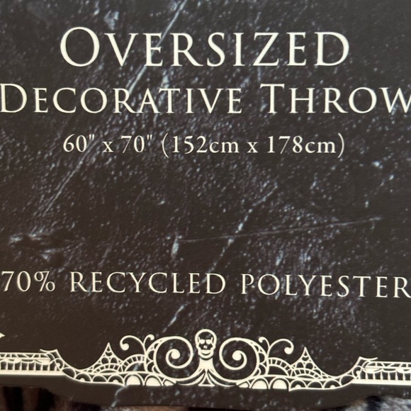 BNWT OVERSIZED OUIJA THROW BLANKET!! - Picture 4 of 9